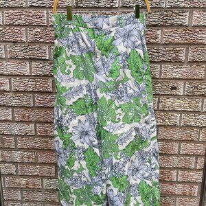 Floral Wide Leg Capri